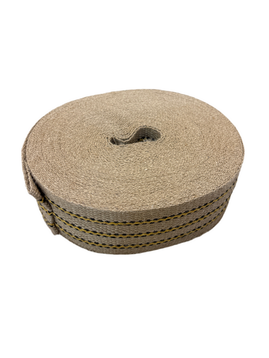 Jute Upholstery Webbing 14lb 3" (75mm)