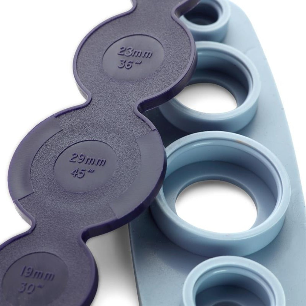 Prym Universal Tool for Cover Buttons 11-29 mm, Brass, Blue, one Size