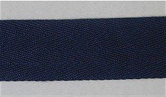 Black 38mm Wide Cotton Webbing Tape x 10 metres