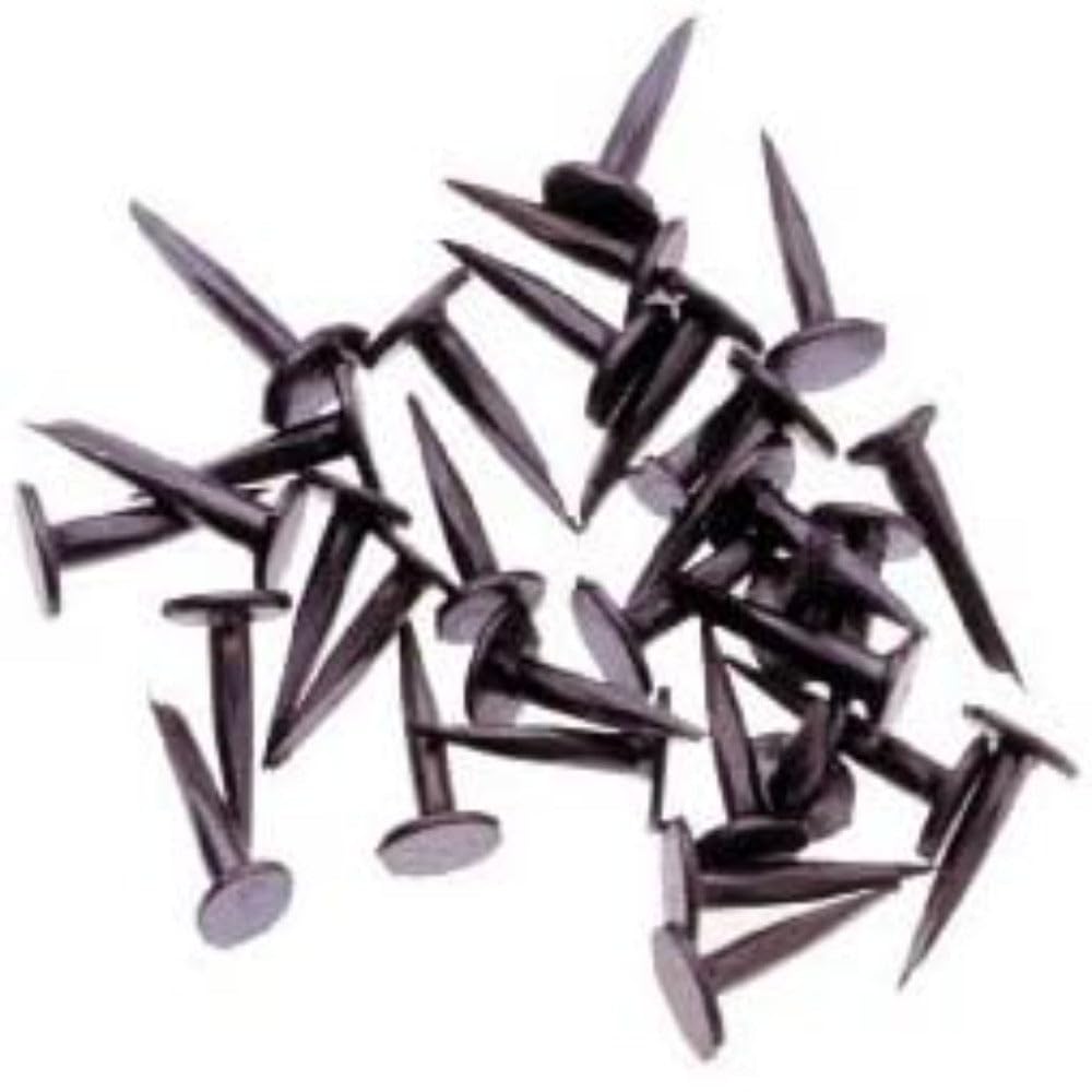 Black Barn Upholstery Supplies 200g Bag of Blued Cut Tacks 8mm Improved