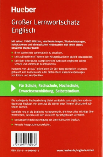 Großer Lernwortschatz Englisch.