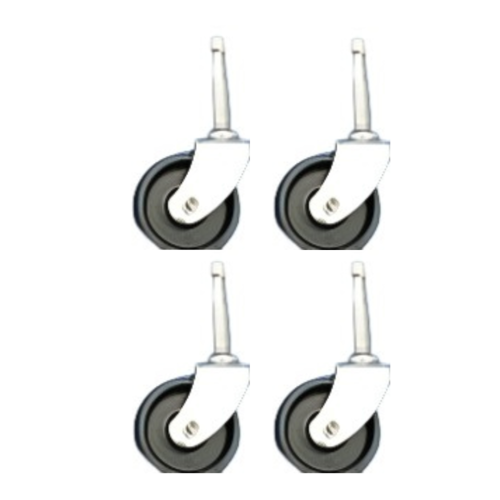 Black Nylon Wheel Castor 41mm (1 5/8") x 4