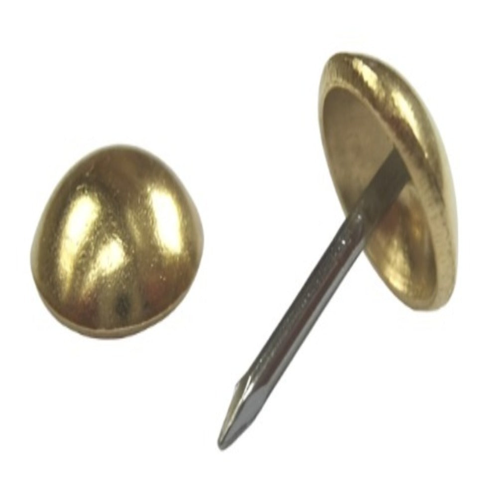 10.5mm Head - 13mm Shank Upholstery Nails (1660) High Dome - Black Barn Upholstery Supplies