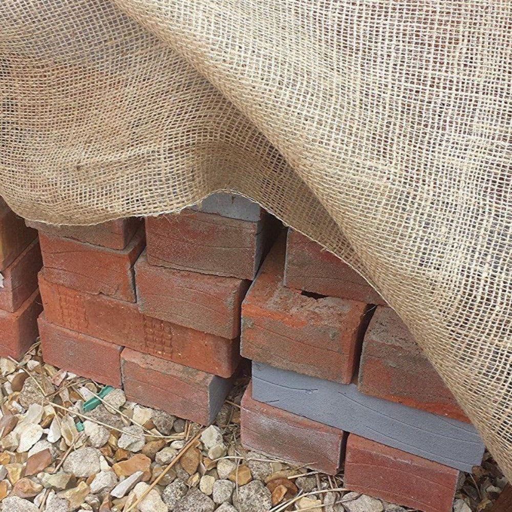 Upholstery Hessian 6 oz (200 g/m2) Hessian - Black Barn Upholstery Supplies