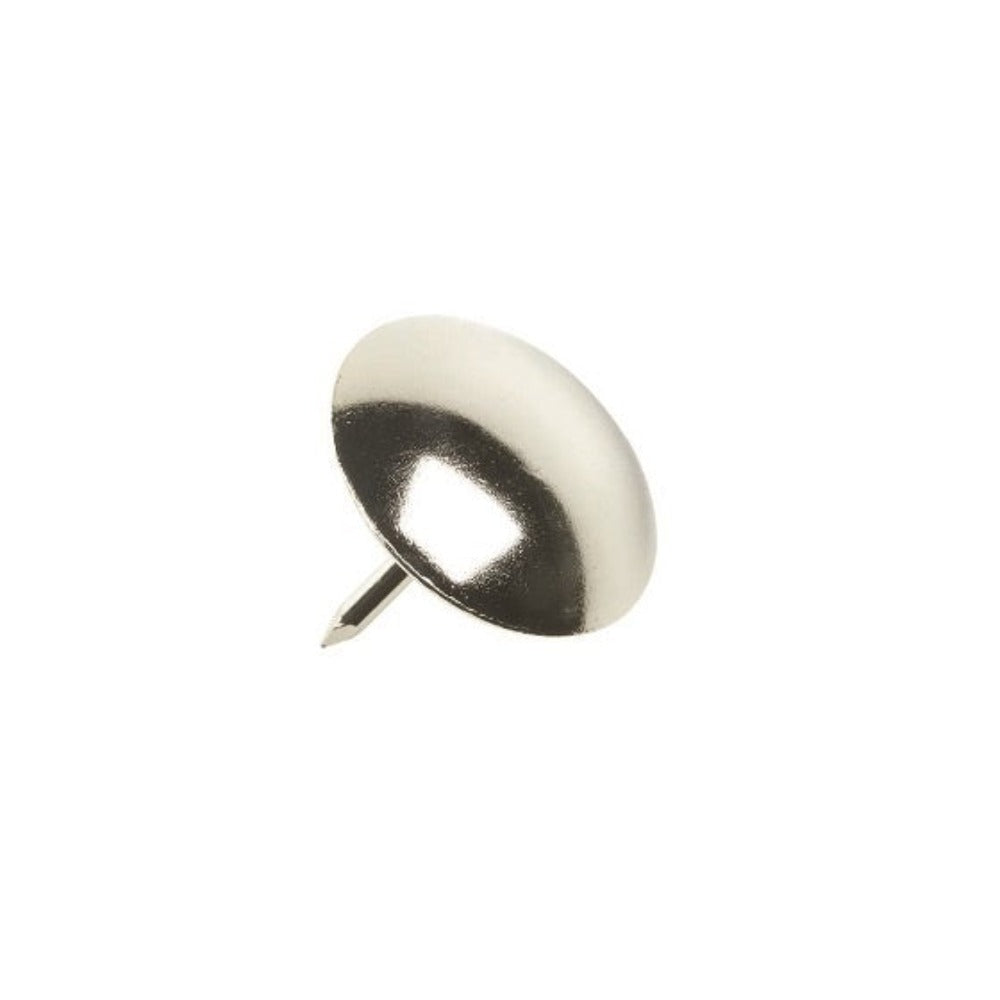 9.5mm Head - 13mm Shank Upholstery Nails (100 1/3) Low Dome - Black Barn Upholstery Supplies
