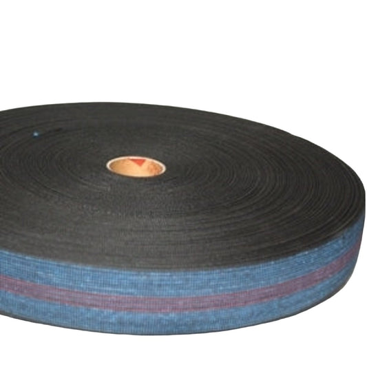 Elasticated Webbing - Black Barn Upholstery Supplies