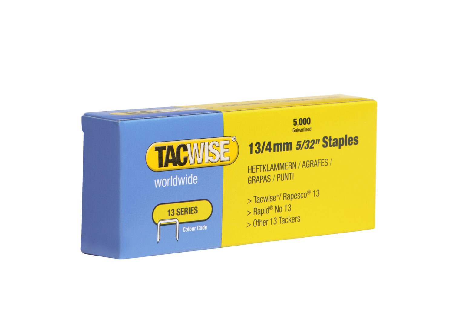 Type 13 Staples Box of 5000 Tacwise