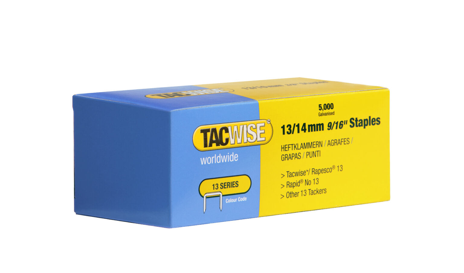 Type 13 Staples Box of 5000 Tacwise