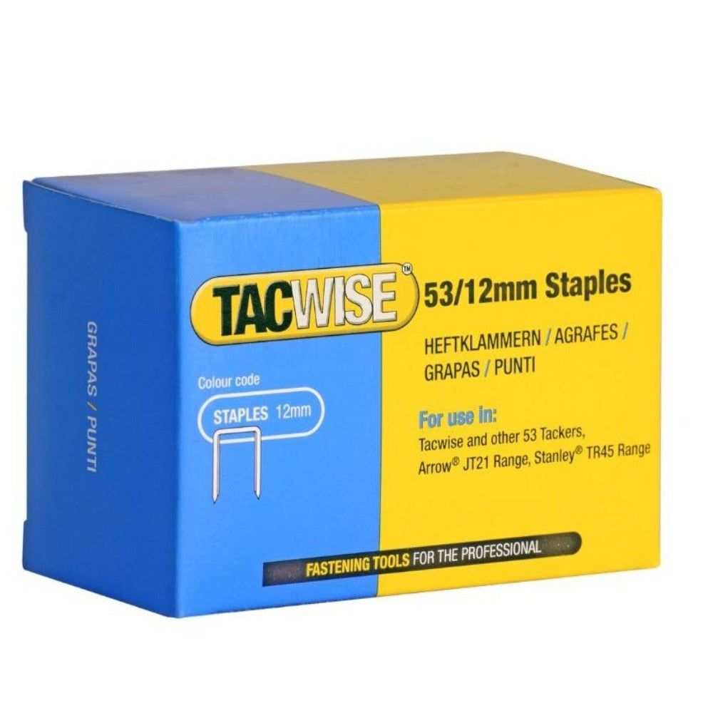 Type 53 Heavy Duty Galvanised Staples, Pack of 5000