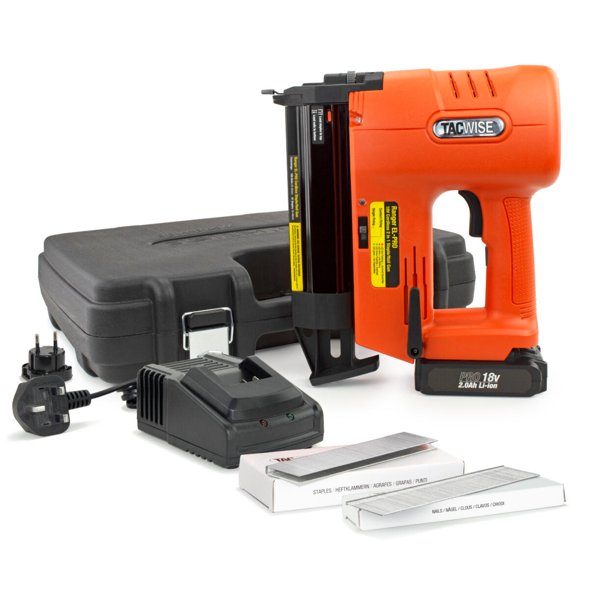 Tacwise Ranger EL-PRO Cordless 18V Staple/Nail Gun