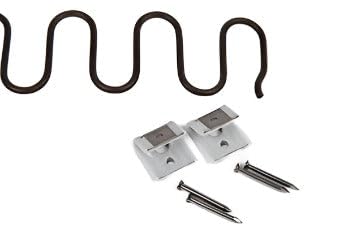 Black Barn Upholstery Supplies 5 X Zig ZAG Chair Springs+Clips+Nails Upholstery Supplies 19"