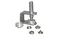 CS Osborne No. K230-24 Hand snap set.: 25 Nickel plated brass snaps and tool
