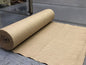 50m Long x 72 Inch (1.83m) Wide, 10oz Weight, Natural Hessian Jute Sack Fabric For Paint Balling, Screening, Weed Control