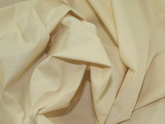 60" wide Medium Weight Calico Fabric - per 5 metres