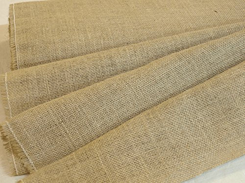 50 Metres Light Hessian Fabric 105cm Wide - Weddings - Crafts - Upholstery - Frost Protection