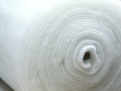 5m Length x 68.5cm (27 Inch) of 6oz Polyester Wadding | Professional Quality Dacron Fibre Quilting Upholstery Fibre Batting