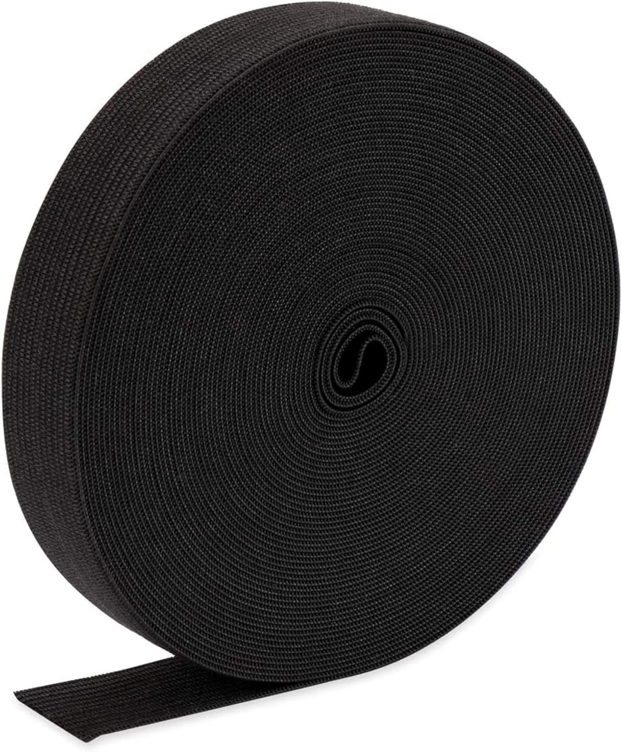 25mm Black Elastic Tape
