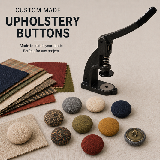 Custom Fabric Covered Buttons – Send Your Own Fabric