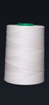 7000m Cob of M75 Overlocking Thread 100 Polyester-Cotton Corespun Upholstery Unbleached - Black Barn Upholstery Supplies
