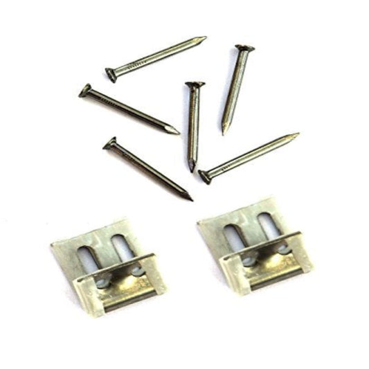 Sinuous Spring Clips per 3 pairs Incl Nails - Black Barn Upholstery Supplies