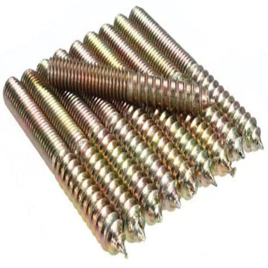 M8 Dowel Screws - Pack of 10 - Black Barn Upholstery Supplies
