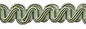 15mm Scroll Gimp 40A per metre - Black Barn Upholstery Supplies