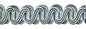 15mm Scroll Gimp 40A per metre - Black Barn Upholstery Supplies