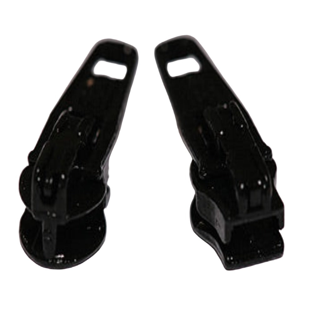 Auto-Lock No.3 Zip Sliders - Black Barn Upholstery Supplies