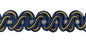 15mm Scroll Gimp 40A per metre - Black Barn Upholstery Supplies