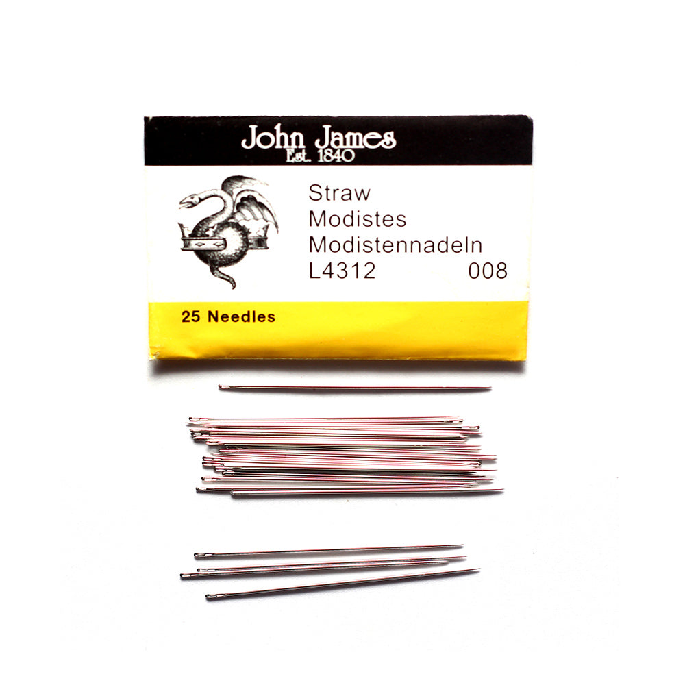 Hand Sewing Needles (Straw Milliners) - Black Barn Upholstery Supplies