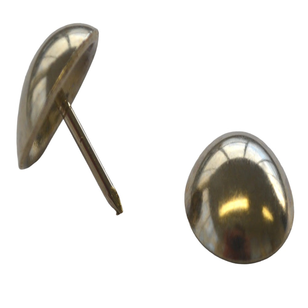 19mm Head - 16mm Shank Upholstery Nails (L19) Low Dome - Black Barn Upholstery Supplies