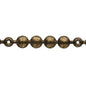 9.5mm Head Upholstery Nail Strip With Nails (100 1/3) Low Dome - Black Barn Upholstery Supplies