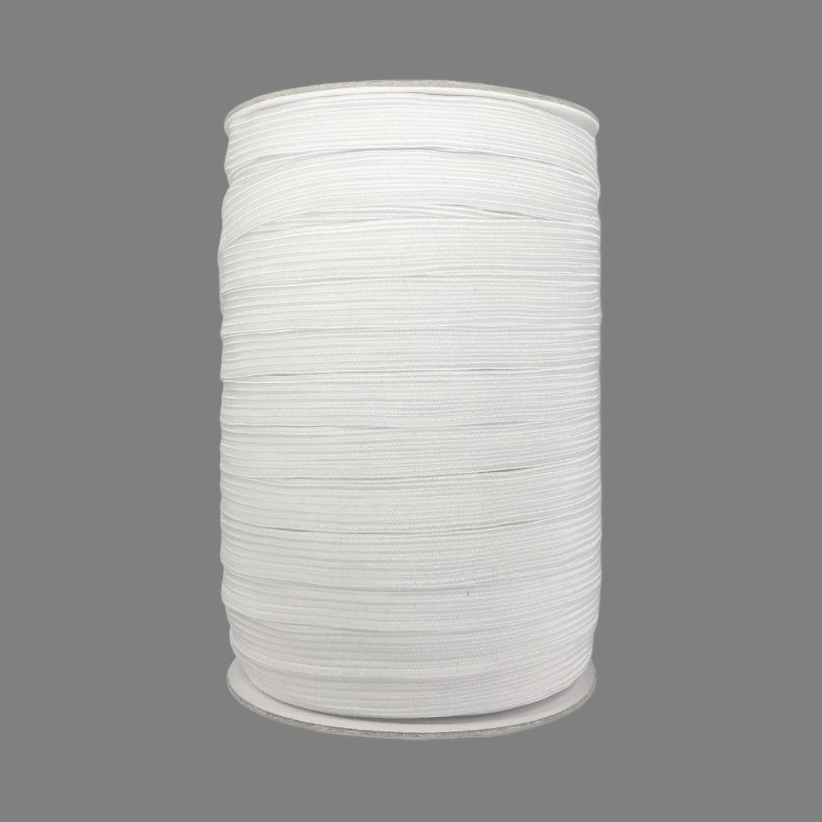 16 Cord 13mm Wide White Elastic - Black Barn Upholstery Supplies